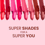 Buy NY Bae Super Matte Lipstick - Peppy Pearson 1 (4.2 g) | Nude Brown | Loaded With Vitamin E | Rich Colour | Long lasting | Smudgeproof | Vegan - Purplle