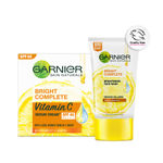 Buy Garnier Bright Complete Brightening Facewash (150 g) + Garnier Bright Complete VITAMIN C SPF40/PA+++ Serum Cream (45 g) - Purplle