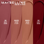 Buy Maybelline Sensational Liquid Matte Minis Pack of 4 - Soft Wine, Best Babe, Bare It All, Strip It Off - Purplle