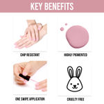 Buy NY Bae Blossomin' Nail Lacquer - Lavender You 8 (6 ml) | Lavender | Glossy Finish | Rich Pigment | Chip-proof | Long lasting | Cruelty Free - Purplle
