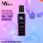 Buy NY Bae Erasin' Dual Tone Nail Lacquer Remover Blueberry vodka 2 (120 ml) - Purplle