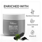 Buy Earth Rhythm Deep Pore Charcoal Cleansing Balm| Purifying & Hydrating | for All Skin Types | Women - 60 G - Purplle