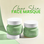 Buy Earth Rhythm Clean Skin Face Masque with the goodness of Matcha Green Tea & Salicylic Acid | Purifies, Heals, Anti Bacterial, Controls Oil Production | for All Oily & Acne Prone Skin | Women - 65 G - Purplle