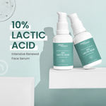 Buy Earth Rhythm 10% Lactic Acid - Intensive Renewal Serum Hyaluronic Acid | Gentle Exfoliation, Control Sebum, Evens out skin | for All Skin Types | Men & Women - 30 ML - Purplle