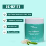 Buy Earth Rhythm Restorative Hair Butter with the goodness of Pea Protein, Murumuru Butter, Rice Ferment | Detangles Hair, Locks Hair Moisture, Controls Frizz | for Curly & Wavy Hair | Men & Women - 100 ML - Purplle