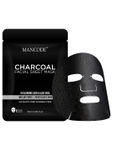 Buy Mancode Activated Charcoal Facial Sheet Mask for Men, 25ml Each (Pack Of 5) - Purplle
