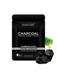 Buy Mancode Activated Charcoal Facial Sheet Mask for Men, 25ml Each (Pack Of 5) - Purplle