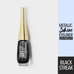 Buy Blue Heaven Metallic Shine Eyeliner Black Streak 2 (8 ml) - Purplle