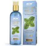 Buy WOW Skin Science Cool Mint Hair Oil - with Comb Applicator - 100mL - Purplle