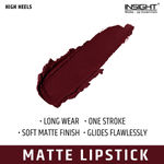 Buy Insight Matte Lipstick (L-21)-A12-High Heels(4.2 Gm) - Purplle