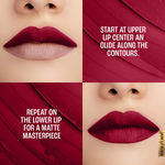 Buy Lakme 9TO5 Primer + Matte Lip Color Burgundy Passion 3.6 g - Purplle