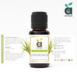 Buy Anveya Lemongrass Essential Oil, 100% Natural, 15 ml, For Hair, Skin, Diffuser & Refreshing Aroma - Purplle