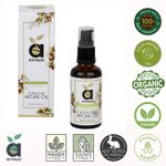 Buy Anveya Moroccan Argan Oil, Cold-Pressed Organic , 50ml, For Hair, Skin, Face Care & Stretch Marks - Purplle