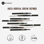 Buy SUGAR Cosmetics Arch Arrival Brow Definer - 02 Taupe Tom (Grey Brown) - Purplle