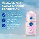 Buy NIVEA Women Deodorant Roll on, Pearl & Beauty, 25 ml - Purplle