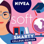 Buy NIVEA Soft Moisturizer for Face, Hand & Body, Non Sticky Cream, Smarty College Edition, 200 ml - Purplle