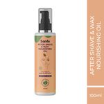 Buy Sanfe Women's After Shave & Wax Nourishing Oil for Moisturisation and Removing Wax Residue - 100ml with Avocado & Jojoba extracts | All natural, calming and soothing ingredients |Closes pores and Moisturizes the skin - Purplle