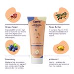 Buy Sanfe Bikini Line Hair Removal Cream for Women's Hair Removal for smoother & Brighter - 100gm with Blueberry and Grape seed extracts | Antioxidant & healing properties | intimate hair removal cream | underarm hair removal cream | Hair removal Cream - Purplle