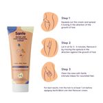 Buy Sanfe Bikini Line Hair Removal Cream for Women's Hair Removal for smoother & Brighter - 100gm with Blueberry and Grape seed extracts | Antioxidant & healing properties | intimate hair removal cream | underarm hair removal cream | Hair removal Cream - Purplle
