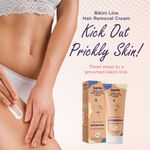 Buy Sanfe Bikini Line Hair Removal Cream for Women's Hair Removal for smoother & Brighter - 100gm with Blueberry and Grape seed extracts | Antioxidant & healing properties | intimate hair removal cream | underarm hair removal cream | Hair removal Cream - Purplle