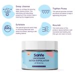 Buy Sanfe Underarm Detox EXFOLIATOR - 50g with Dead Sea Mud and Blue Sea Kale | Scrub cum Mask| Deep Cleansing | Nourishing, Exfoliating , Anti-bacterial mask with Soothing and cooling effect - Purplle