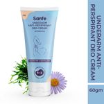 Buy Sanfe Underarm Anti-Perspirant & Deo Cream for Women - 60g with Sea Aster and Sea Algae | ph Balancing | Controls Sweat & Odour | Anti-Bacterial | All Natural deodorant cream (Multicolor) - Purplle