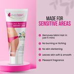 Buy everteen NATURAL Hair Removal Cream with Chamomile for Bikini Line & Underarms in Women and Girls | No Harsh Smell, No Skin Darkening, No Rashes | 1 Pack 100 gm with Spatula and Coin Tissues - Purplle