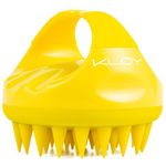 Buy KLOY Hair Scalp Massager Shampoo Brush with Soft Silicone Bristles- Yellow 1 Pc - Purplle