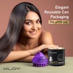 Buy KLOY Hair Scalp Massager Shampoo Brush with Soft Silicone Bristles- Purple - Purplle