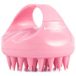 Buy KLOY Hair Scalp Massager Shampoo Brush with Soft Silicone Bristles- Pink - Purplle