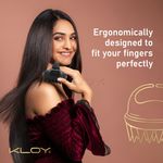 Buy KLOY Hair Scalp Massager Shampoo Brush with Soft Silicone Bristles- Black 1 Pc - Purplle