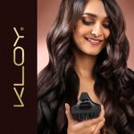 Buy KLOY Hair Scalp Massager Shampoo Brush with Soft Silicone Bristles- Black 1 Pc - Purplle