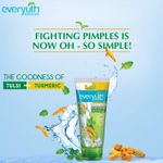 Buy Everyuth Naturals Anti Acne Anti Marks Tulsi Turmeric Face Wash (100 g) - Purplle