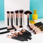 Buy Docolor Makeup Brushes 28 Piece Professional Makeup Brush Set Premium Cosmetics Brushes Synthetic Kabuki Foundation Brush Blending Face Liquid Powder Cream Blush Concealers Eye Shadows Make Up Brushes (Docolor-DC2813) - Purplle