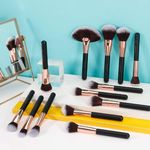 Buy Docolor Makeup Brushes 28 Piece Professional Makeup Brush Set Premium Cosmetics Brushes Synthetic Kabuki Foundation Brush Blending Face Liquid Powder Cream Blush Concealers Eye Shadows Make Up Brushes (Docolor-DC2813) - Purplle