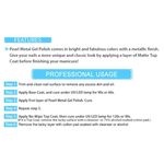 Buy Elite99 10ml Glitter Pearl UV Gel Polish Metal UV Hybrid Gel Lacquer Nail Primer Matte Top Coat Soak Off Nail Art Gel Varnish (E99-10ml-23001) - Purplle