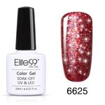 Buy Elite99 Soak Off UV LED Starry Gel Nail Polish Glitter Nail Art Decoration 10ml (E99-10ml-6625) - Purplle