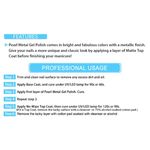Buy Elite99 Resplendent Pearl Gel Polish UV Gel Nail Polish 10ml Pure Nail Color Top Coat Soak Off Nail Art Gel Varnish Manicure (E99-10ml-9609) - Purplle