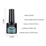 Buy Elite99 Cat Eye Gel Polish Gold Shine Gel Varnish Soak Off UV LED Gel Nail Polish Nail Art Manicure Gel Lak Polish (E99-ZJMY06) - Purplle