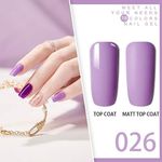 Buy GLUE UV Nail Gel Polish All For Manicure Hybrid Nail Varnish Semi Permanent LED Gel Painting (GL-10ml-026) - Purplle