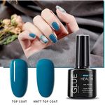 Buy GLUE UV Nail Gel Polish All For Manicure Hybrid Nail Varnish Semi Permanent LED Gel Painting (GL-10ml-055) - Purplle
