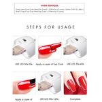 Buy GLUE UV Nail Gel Polish All For Manicure Hybrid Nail Varnish Semi Permanent LED Gel Painting (GL-10ml-066) - Purplle