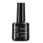 Buy GLUE 10ml Matte Top Coat foundation gel Polish UV LED Nail Polish Semi Varnish Permanent Gel (GL-10ml-Matte) - Purplle