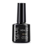 Buy GLUE 10ml Top Coat foundation gel Polish UV LED Nail Polish Semi Varnish Permanent Gel (GL-10ml-Top) - Purplle