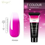 Buy LimeGirl 15ml Thermal Temperature Color Changing Poly Gel Extend Builder Polygel Finger Nail Extension UV LED Acrylic Builder Gel (LG-15ml-PGW04) - Purplle