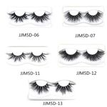 Buy Docolor Dramatic 5D Fake Eyelashes Mink Eyelashes Natural Look&Professional Makeup Handmade Thick Fluffy Soft Long Lashes, Reusable Cruelty-Free Cosplay False Eyelashes for Women (Docolor-JJM5D-07) - Purplle