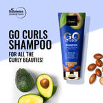 Buy StBotanica GO Curls Hair Shampoo - With Avocado Oil, Flaxseed Oil, Pea Protein, No SLS / Sulphate, Paraben, Silicones, Colors, 200ml - Purplle