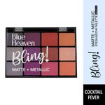 Buy Blue Heaven 12-in-1 Bling Eyeshadow, Cocktail Fever (22 g) - Purplle