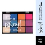 Buy Blue Heaven 12-in-1 Bling Eyeshadow, Indie Vibe (22 g) - Purplle