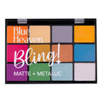 Buy Blue Heaven Bling matte+Metallic Eyeshadow, Playful Burst (22 g) - Purplle